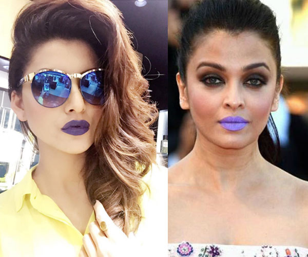 Aishwarya's Purple Lips addict! | ​उर्वशी झाली ऐश्वर्याच्या पर्पल लिप्सची दीवानी!