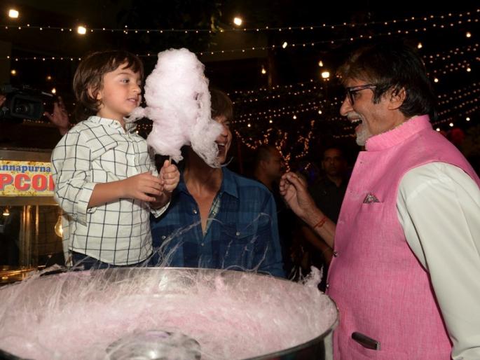 Amitabh Bachchan, Aaradhya's Birthday Party! | आराध्याच्या बर्थ डे पार्टीत अमिताभ यांच्याकडे हट्ट धरून बसला शाहरूखचा अबराम खान! Amitabh Bachchan, Aaradhya's Birthday Party! | आराध्याच्या बर्थ डे पार्टीत अमिताभ यांच्याकडे हट्ट धरून बसला शाहरूखचा अबराम खान!