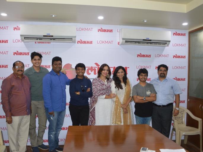 Visit the office of Lokmat by team of 'Boys' | ​'बॉईज' या चित्रपटाच्या टीमने दिली लोकमत ऑफिसला भेट