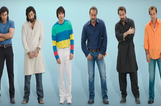 Sanjay Dutt Biopic: Do you see the five versions of Ranbir Kapoor as Sanjay Dutt? | Sanjay Dutt Biopic:संजय दत्तच्या रूपात रणबीर कपूरचे पाच रूप तुम्ही पाहिलेत का?