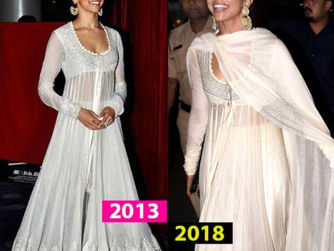 Deepika Padukone reached Padmavat's screen after wearing a 'Lucky' dress for five years. | ​पाच वर्षे जुना ‘लकी’ ड्रेस घालून ‘पद्मावत’च्या स्क्रिनिंगला पोहोचली दीपिका पादुकोण!
