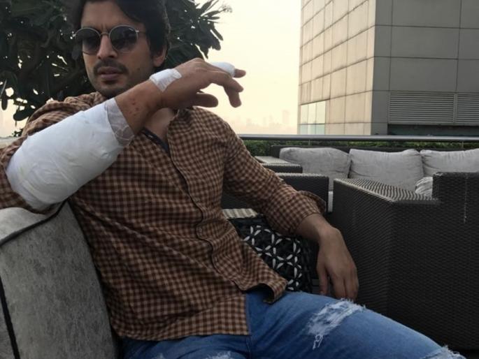 Anjaan: During the filming of Special Crimes Unit, the victim was hurt by the Mahajan | अंजानः स्पेशल क्राईम्स युनिटच्या चित्रीकरणाच्या वेळेस गश्मीर महाजनीला दुखापत