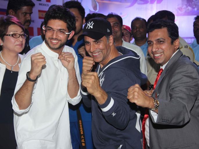 Akshay Kumar attends the kudos champions ship | Akshay Kumar attends the kudos champions ship