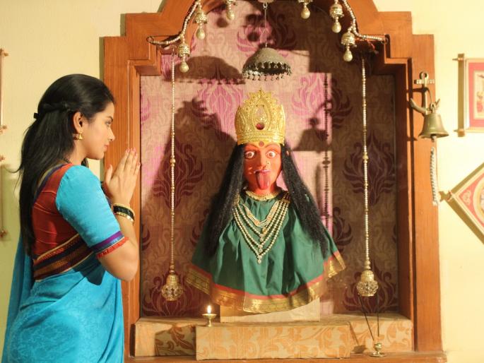 The set of 'Saraswati', which exhibits Marathi culture | ​मराठी संस्कृतीचे दर्शन घडवणारा 'सरस्वती'चा सेट