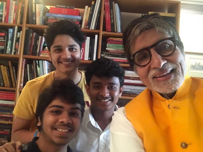 Big B Amitabh Bachchan wishes 'Boyz'! | बिग बी अमिताभ बच्चन यांनी दिल्या 'बॉईज'ला शुभेच्छा!