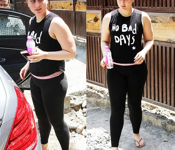 SEE PIC: Kareena Kapoor takes Yoga base for slim figure! | SEE PIC : स्लीम फिगरसाठी करिना कपूरने घेतला योगाचा आधार!