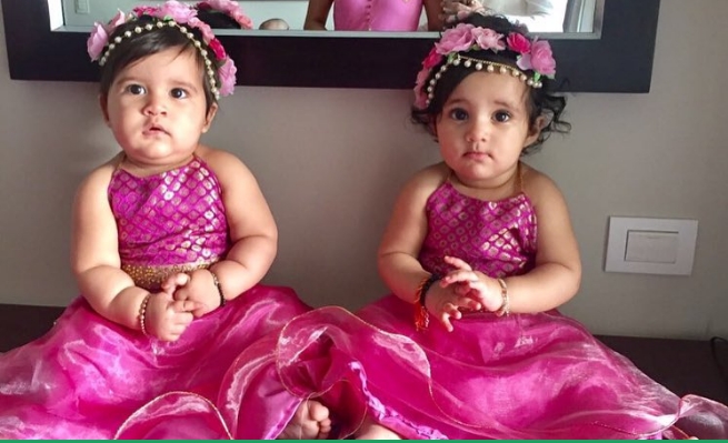 Karanvir Vohra's Cute Twins hit the social media | करणवीर वोहराच्या Cute Twins सोशल मीडियावर हिट