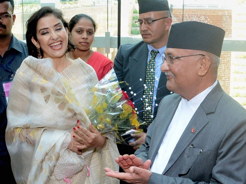 Nepalese Prime Minister's Chanderi visit | नेपाळच्या पंतप्रधानांची चंदेरी भेट Nepalese Prime Minister's Chanderi visit | नेपाळच्या पंतप्रधानांची चंदेरी भेट