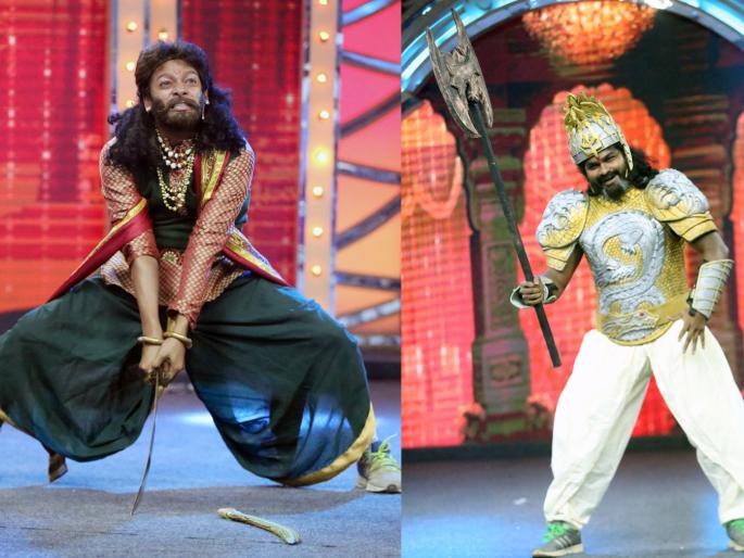 Priyadarshan Jadhav became 'Bahubali' and 'Badrali' appeared in 'Bhallaldev' | प्रियदर्शन जाधव बनला 'बाहुबली' तर कुशल बद्रीके दिसला 'भल्लालदेव'च्या अवतारात Priyadarshan Jadhav became 'Bahubali' and 'Badrali' appeared in 'Bhallaldev' | प्रियदर्शन जाधव बनला 'बाहुबली' तर कुशल बद्रीके दिसला 'भल्लालदेव'च्या अवतारात