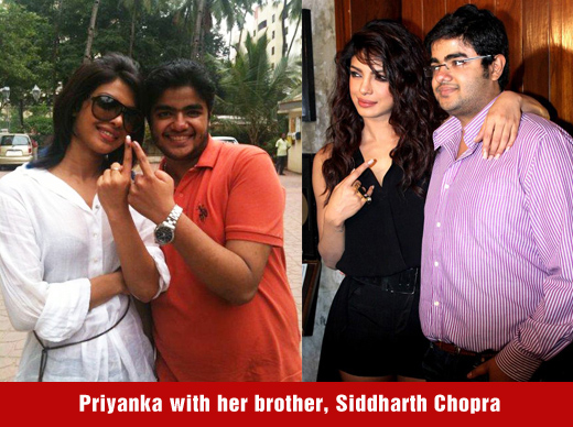 Priyanka's brother has a crime in Pune | प्रियंकाच्या भावावर पुणे पोलिसात गुन्हा Priyanka's brother has a crime in Pune | प्रियंकाच्या भावावर पुणे पोलिसात गुन्हा