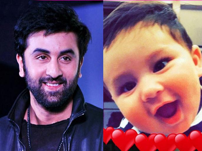 Mamma Ranbir Kapoor said, "Who is this?" | भाचा तैमूरचा फोटो बघून मामा रणबीर कपूर म्हणाला, ‘कोण आहे हा?’