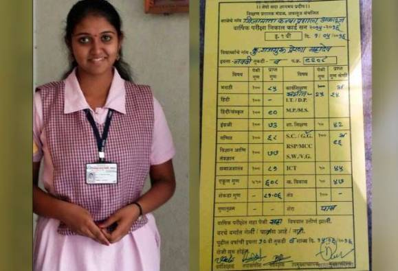 Ninth Markshit of Archee in 'Sarat' | ​‘सैराट’ मधील आर्चीचं नववीतील मार्कशिट