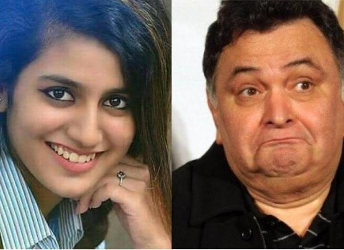 Chintu Uncle Rishi Kapoor turns on Priya Warri; Said, 'Aashik made you'! | चिंटू अंकल ऋषी कपूर प्रिया वारियरवर झाले फिदा; म्हटले, ‘आशिक बनाया आपने’! Chintu Uncle Rishi Kapoor turns on Priya Warri; Said, 'Aashik made you'! | चिंटू अंकल ऋषी कपूर प्रिया वारियरवर झाले फिदा; म्हटले, ‘आशिक बनाया आपने’!