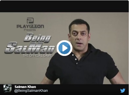 VIDEO: Salman launches 'Aapficial Action Game'! | ​VIDEO : सलमानने लॉन्च केला ‘आॅफिशियली एक्शन गेम’ !