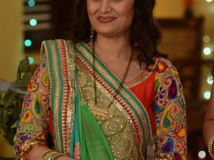 Filmmaking done in a series of illnesses, including the Mayan Income in Madam series | ​मे आय कम इन मॅडम या मालिकेतील सपना सिकरवारने आजारपणातही केले चित्रीकरण