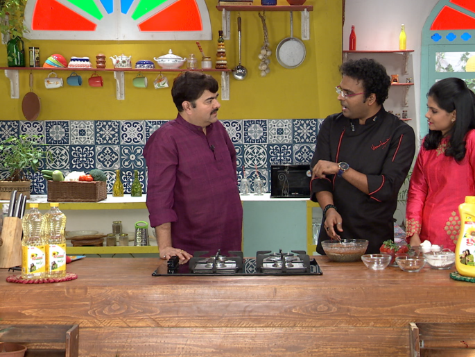 Varun Inamdar got a special 'Valentine's Day' special welcome in "What's Special" today! | “आज काय स्पेशल”मध्ये वरूण इनामदार यांना मिळाले 'व्हॅलेंटाइन' डे चे खास सरप्राईझ!