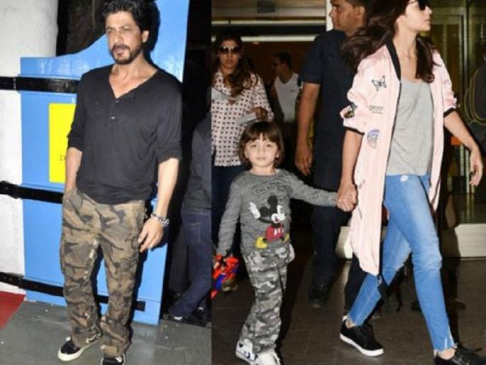 'A copy of Daddy Cool' is done by Aamir Khan! | ​चिमुकला अबराम खान करतोय ‘डॅडी कूल’ची ‘कॉपी’!!