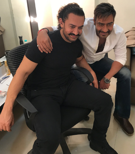 Proof of Ajay Devgn and Aamir Khan's friend | अजय देवगण आणि आमिर खानच्या मैत्रिचा हा पुरावा