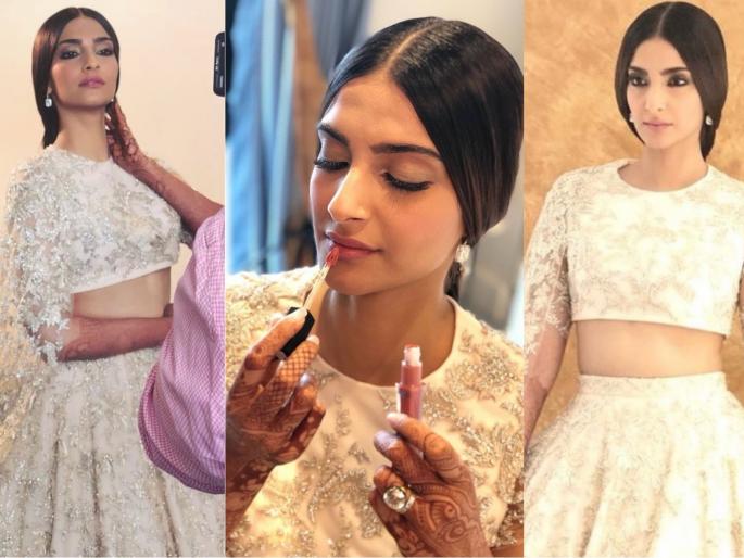 Mrs.Sonam Ahuja appeared on Red Carpet in Desi Bahu Loke, see Bold & Beautiful Style | देसी बहू लूकमध्ये रेड कार्पेटवर दिसली Mrs.Sonam Ahuja, पाहा बोल्ड एंड ब्यूटीफुल अंदाज