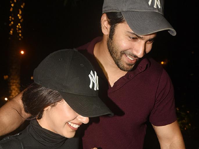 Varun Dhawan became co-star's bodyguard, you see too !! | वरूण धवन बनला को-स्टारचा बॉडीगार्ड, तुम्हीही पाहा!! Varun Dhawan became co-star's bodyguard, you see too !! | वरूण धवन बनला को-स्टारचा बॉडीगार्ड, तुम्हीही पाहा!!