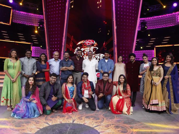 'Sun Nava Dhasav Nava', your Manus film team attendance! | 'सूर नवा ध्यास नवा'मध्ये आपला मानूस चित्रपटाच्या टीमची हजेरी !