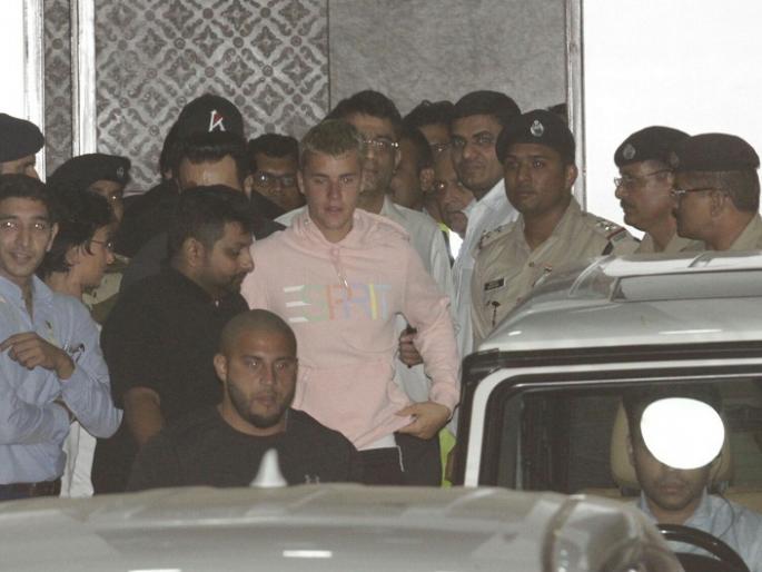 Justin Beber arrives in India; Mumbai 'Justin' | जस्टीन बीबर भारतात दाखल; मुंबई ‘जस्टीनमय’