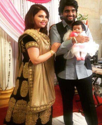 Adarsh ​​Shinde with Cute Baby | आदर्श शिंदे विथ क्यूट बेबी