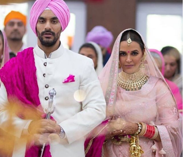 Neha Dhupia's wedding anniversary show | नेहा धूपियाच्या लग्नात ‘या’ क्रिकेटपटूंनी लावली हजेरी, पाहा फोटो!