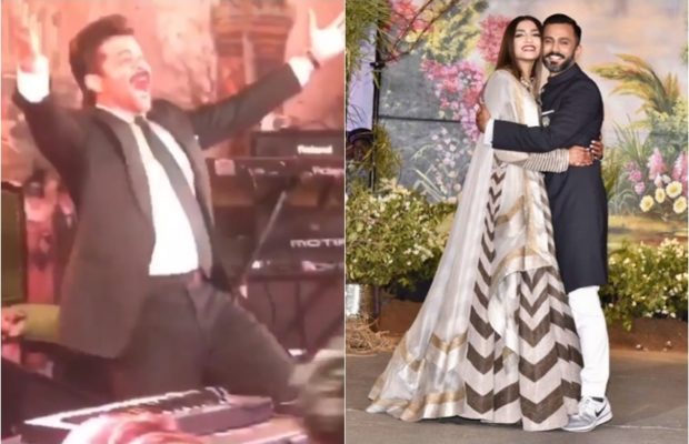 Papa Anil Kapoor, watch video out of the bride's wedding reception party! | मुलीच्या लग्नाच्या रिसेप्शन पार्टीत आउट आॅफ कंट्रोल झाले पापा अनिल कपूर, पाहा व्हिडीओ! Papa Anil Kapoor, watch video out of the bride's wedding reception party! | मुलीच्या लग्नाच्या रिसेप्शन पार्टीत आउट आॅफ कंट्रोल झाले पापा अनिल कपूर, पाहा व्हिडीओ!