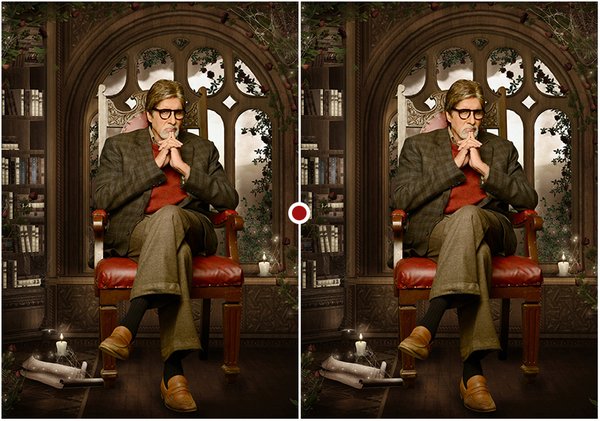 Find the difference and meet Amitabh | ​फरक शोधा अन् अमिताभ यांना भेटा
