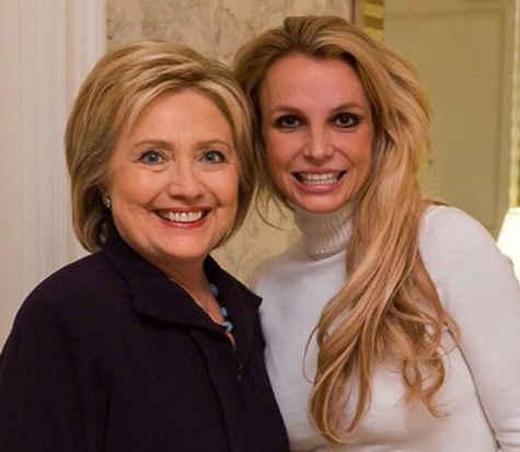 Spears-Hillary visit | स्पीयर्स-हिलरी भेट