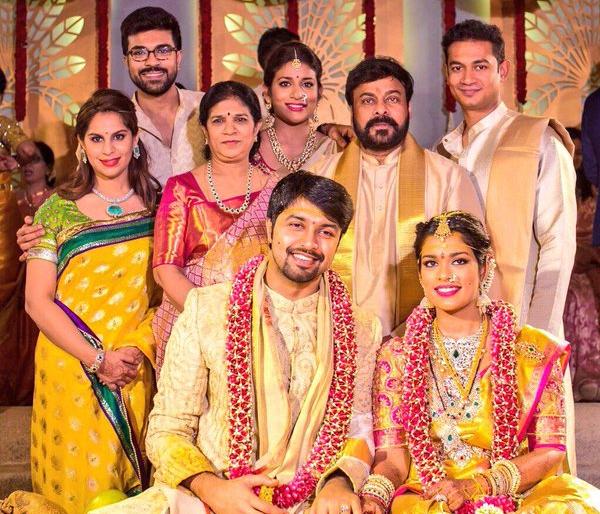 Chiranjeevi's towels at the daughter's wedding | कन्येच्या लग्नात चिरंजीवींचे ठुमके