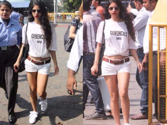 Suhana Khan's 'T-shirt' will be worth the price! | ​सुहाना खानच्या ‘या’ टी शर्टची किंमत जाणून व्हाल थक्क !