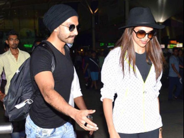 Ranvir airport for Deepika | ​दीपिकासाठी रणवीर विमानतळावर