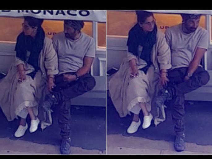 Dimple Kapadia did not leave a single moment Sunny Deol's hand was in the video, unravel! | डिम्पल कपाडियाने एक क्षणही सोडला नाही सनी देओलचा हात, व्हिडीओमध्ये झाला उलगडा!