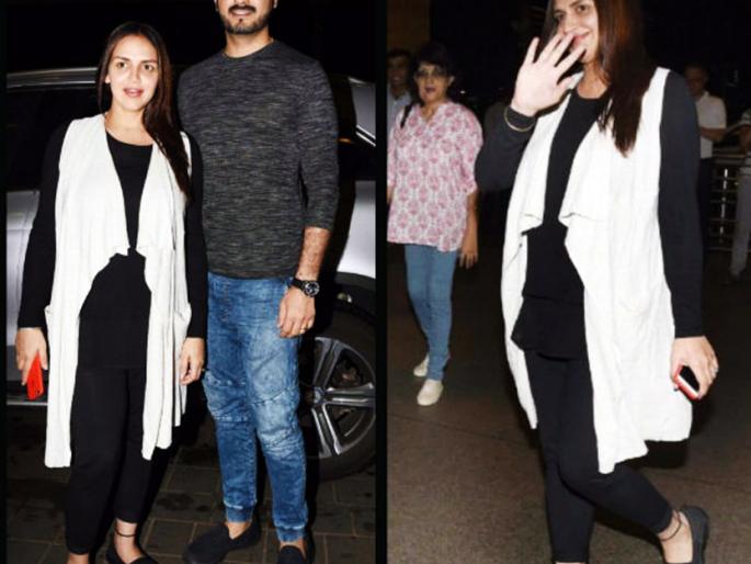 View Pics: ... finally got a glimpse of pregnant Esha Deol! | View Pics : ...अखेर गर्भवती ईशा देओलची बघावयास मिळाली झलक! View Pics: ... finally got a glimpse of pregnant Esha Deol! | View Pics : ...अखेर गर्भवती ईशा देओलची बघावयास मिळाली झलक!