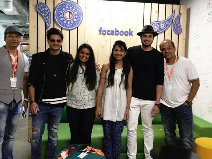 The first Marathi artist to visit Facebook Mumbai Headquarters | फेसबुक मुंबई हेडक्वॉर्टरला भेट देणारे पहिले मराठी कलाकार