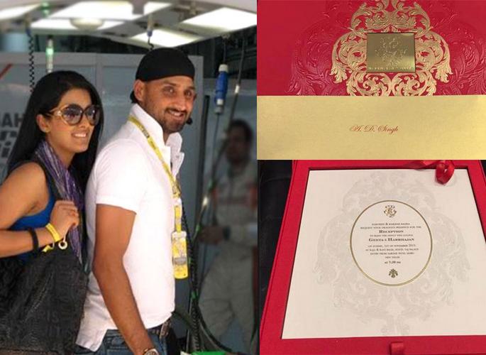 This is Bhajji, Gita's wedding card! | असे आहे भज्जी, गीताच्या लग्नाचे कार्ड!