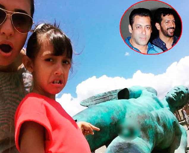 Kabir Khan's wife stabbed Anjal's grin | कबीर खानच्या पत्नीने उडविली ग्रीकच्या अँजलची खिल्ली Kabir Khan's wife stabbed Anjal's grin | कबीर खानच्या पत्नीने उडविली ग्रीकच्या अँजलची खिल्ली