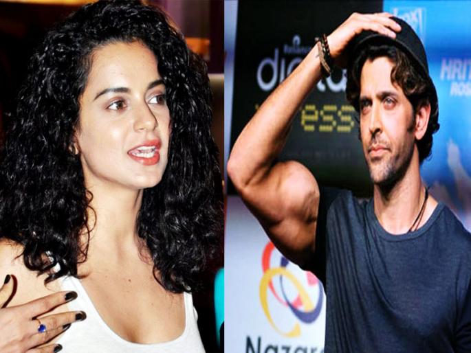 Kangana Ranaut reacts on Hrithik Roshan's attack; He said, 'I am running away!' | कंगना राणौतने हृतिक रोशनवर पुन्हा केला हल्लाबोल; म्हटले, ‘मला बघून पळून जातो!’