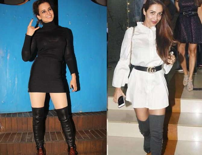 Kangna-Malaika Arora puts iPhone X more expensive than X! | कंगना-मलाइका अरोरा घालतात आयफोन एक्सपेक्षाही महागडे शूज! Kangna-Malaika Arora puts iPhone X more expensive than X! | कंगना-मलाइका अरोरा घालतात आयफोन एक्सपेक्षाही महागडे शूज!