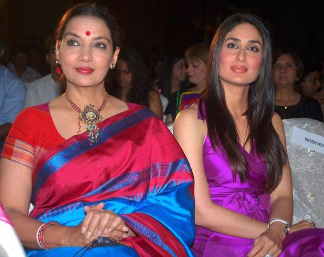 Shabana Azmi has told Kareena to her | ​शबाना आझमींनी करिनाला सुनावले खडे बोल