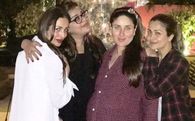 Karan started celebrity before child's birth ... See how Kareena celebrated ... | बाळाच्या जन्माआधीच करिनाने सुरू केले सेलिब्रेशन... पाहा कसे केले करिनाने सेलिब्रेशन...