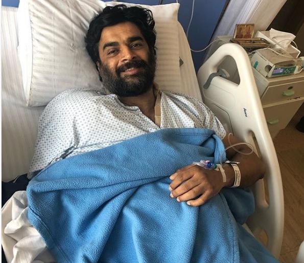 R Madhavan's shoulder became operational | ​आर माधवनच्या खांद्याचे झाले ऑपरेशन