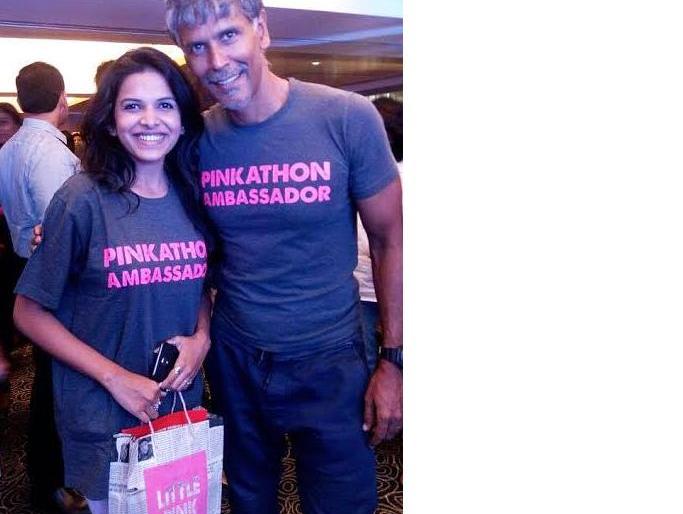 The part of Pinkthon Biggest Women's Run Mithali Mayekar | पिंकथॉन बिगेस्ट वुमन्स रनचा मिताली मयेकर बनणार हिस्सा