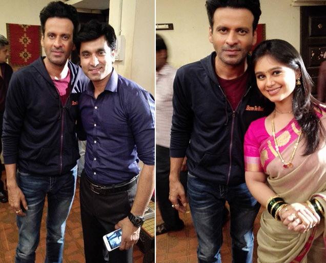 Manoj Bajpey reached the set of Marathi series | मनोज बाजपेयी पोहोचला मराठी मालिकेच्या सेटवर