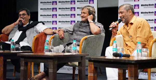Natsamrut Nansha gave the gesture of acting | ​नटसम्राट नानांनी दिला अभिनयाचा गुरूमंत्र