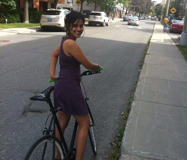 Neha's bicycle ride | नेहाची सायकल सफर