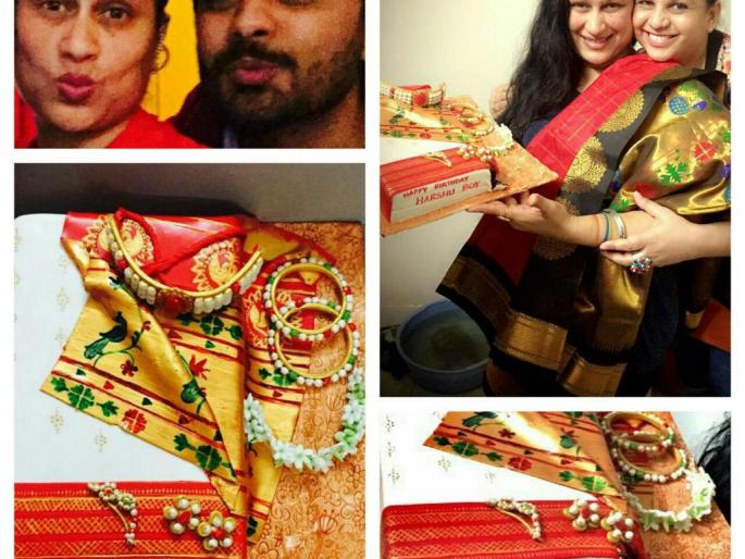 Special Paithani cake for Exclusive Aksaheb | Exclusive अक्कासाहेबांसाठी खास पैठणी केक