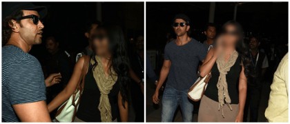 Hrithik appeared with actress !!! | ​ह्रतिक पुन्हा दिसला या अभिनेत्रीसोबत !!!
